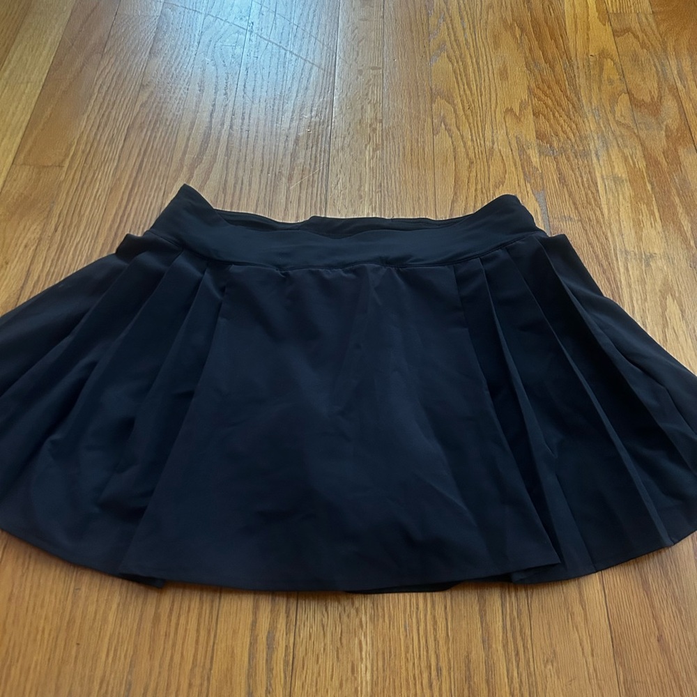 Lululemon Athletica Black Tennis Skirt